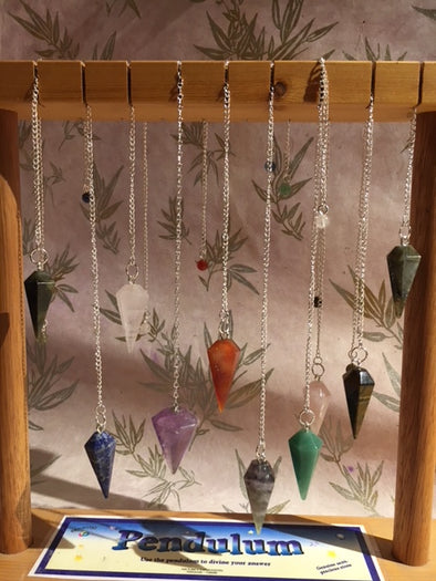 Gemstone Pendulum with Feng Shui Magic for Clarity and Vision