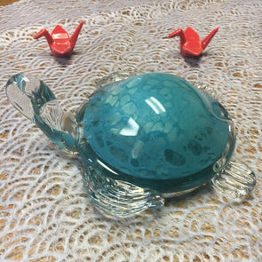 Studio Glass Long Life & Harmony Turtle